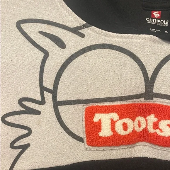 Vintage South Pole Black/Blue/Red Tootsie Colorblock Hoodie - Picture 3 of 6